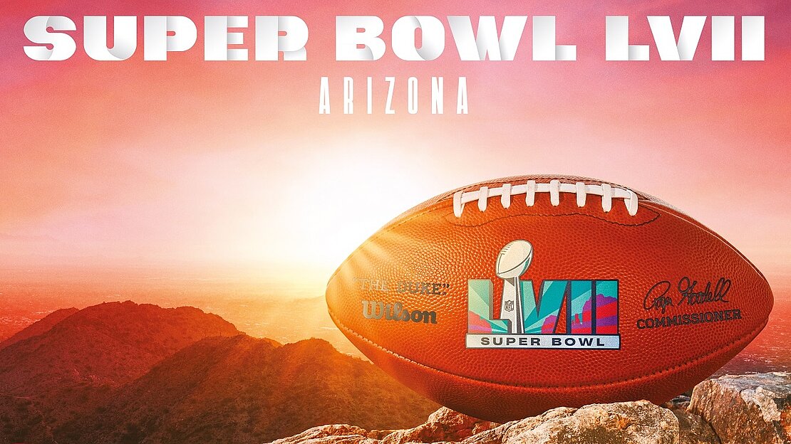 Grafik: Cinemaxx Essen überträgt NFL Super Bowl 2023