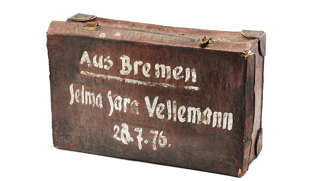 Koffer von Selma Vellemann aus Bremen | Ausstellung Yad Vashem auf Zollverein 