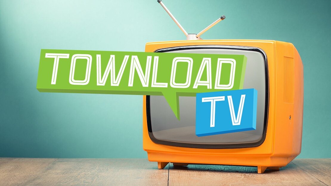 Foto: Logo townload-tv mit Fernseher